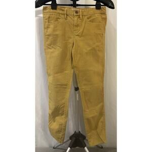 Madewell Yellow Corduroy Pants size 26